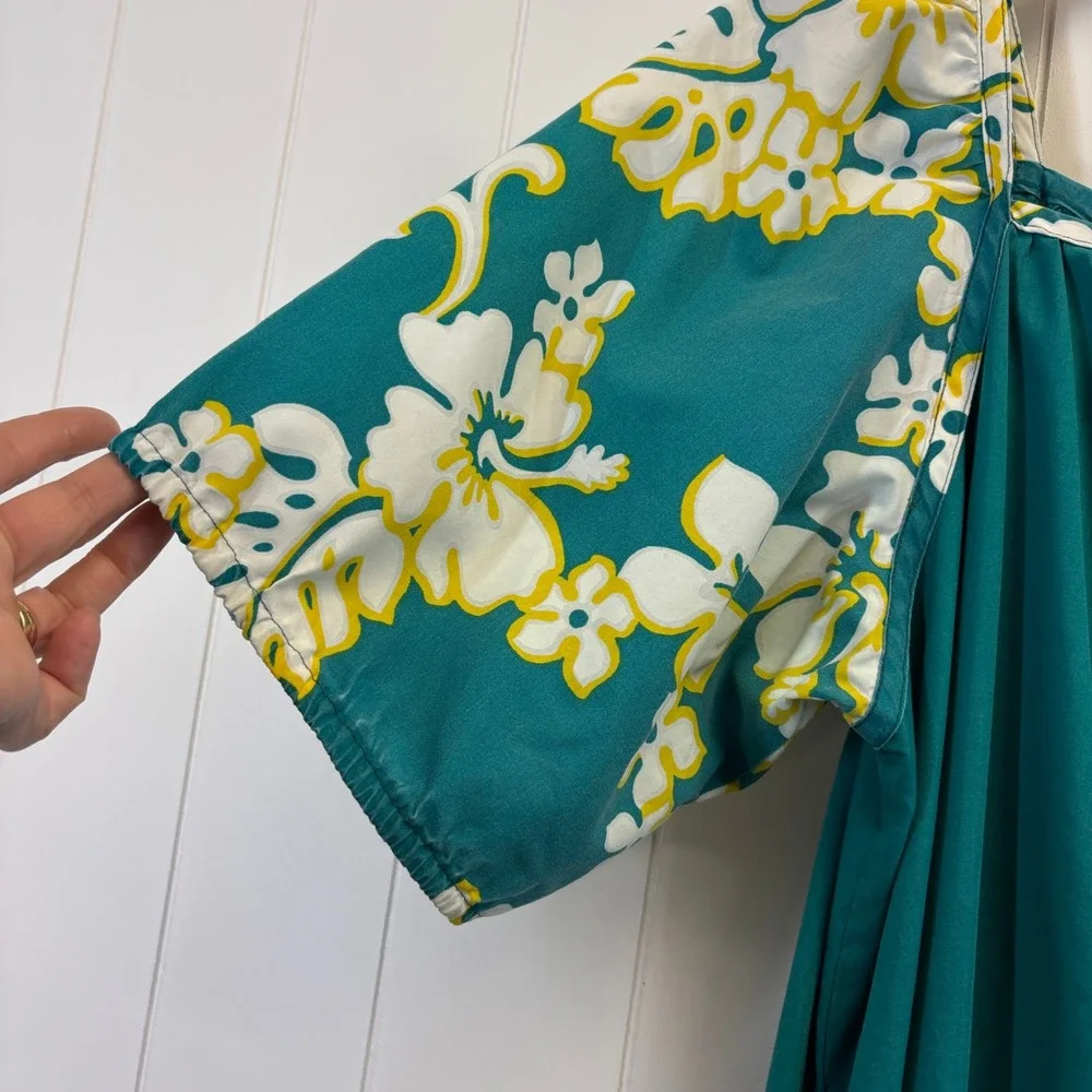 Vintage Sun Babies Women Tropical Hawaiian Dress Size OS Beach Island Resort - Picture 6 of 11